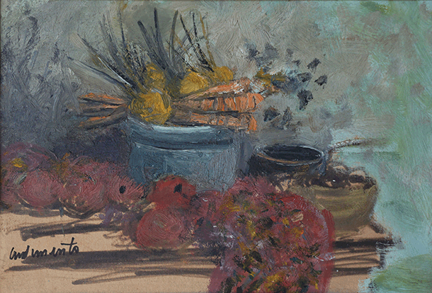 Stilllife with carrots and onions